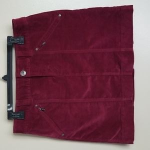 Athleta Velvet Skirt